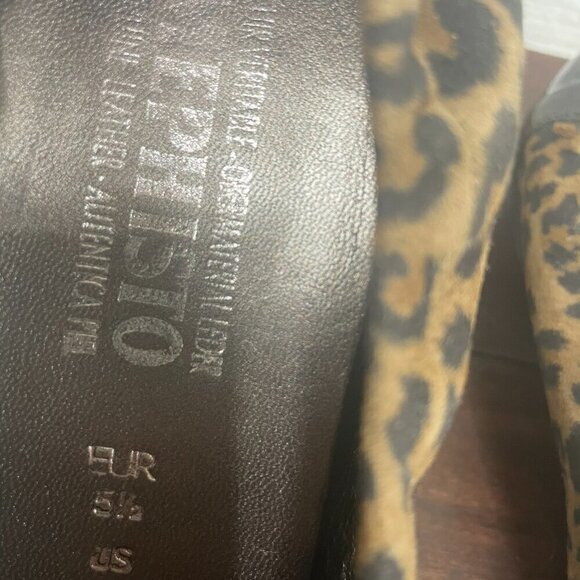 Mephisto ballet flat animal print air relax slip on womens 8+8 1/2 comfort shoe - Picture 2 of 14